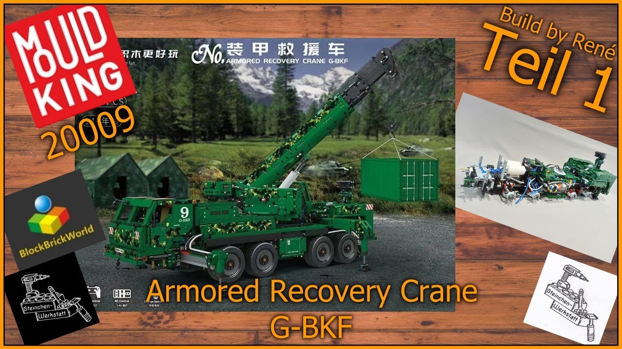 Zeit für Technic ohne Ende | Teil 1 | Mould King 20009 Armored Recovery Crane G-BKF