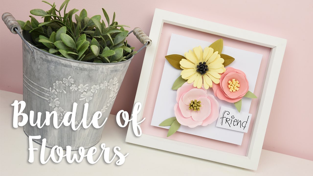 How to Make a Bundle of 3D Flowers - Sizzix Lifestyle