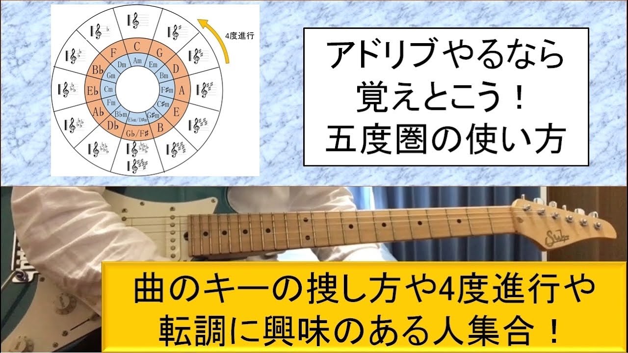 五度圏の使い方【アドリブやるなら覚えておきたい音楽理論】