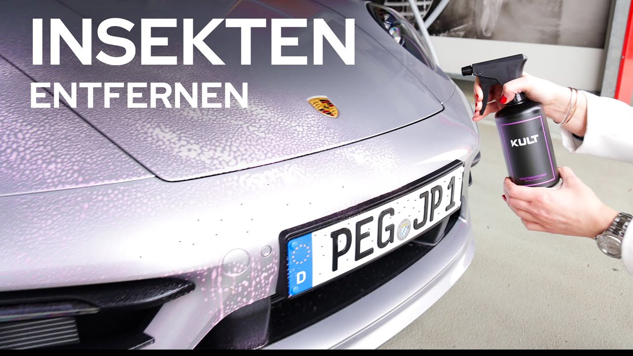 Insektenentferner Anwendung Porsche 911 992 Carrera T Handw&auml;sche