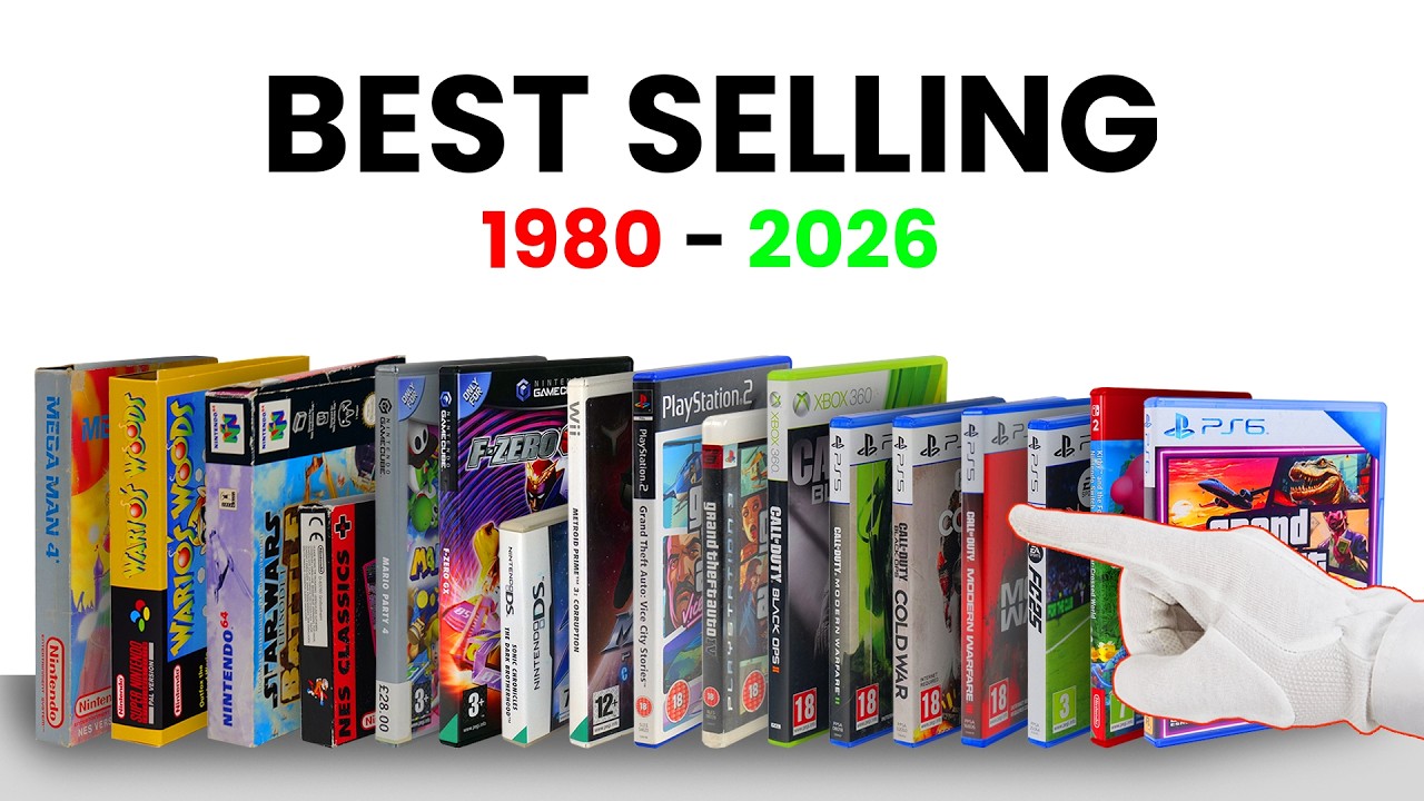 Unboxing Every Best Selling Game from 1980-2026