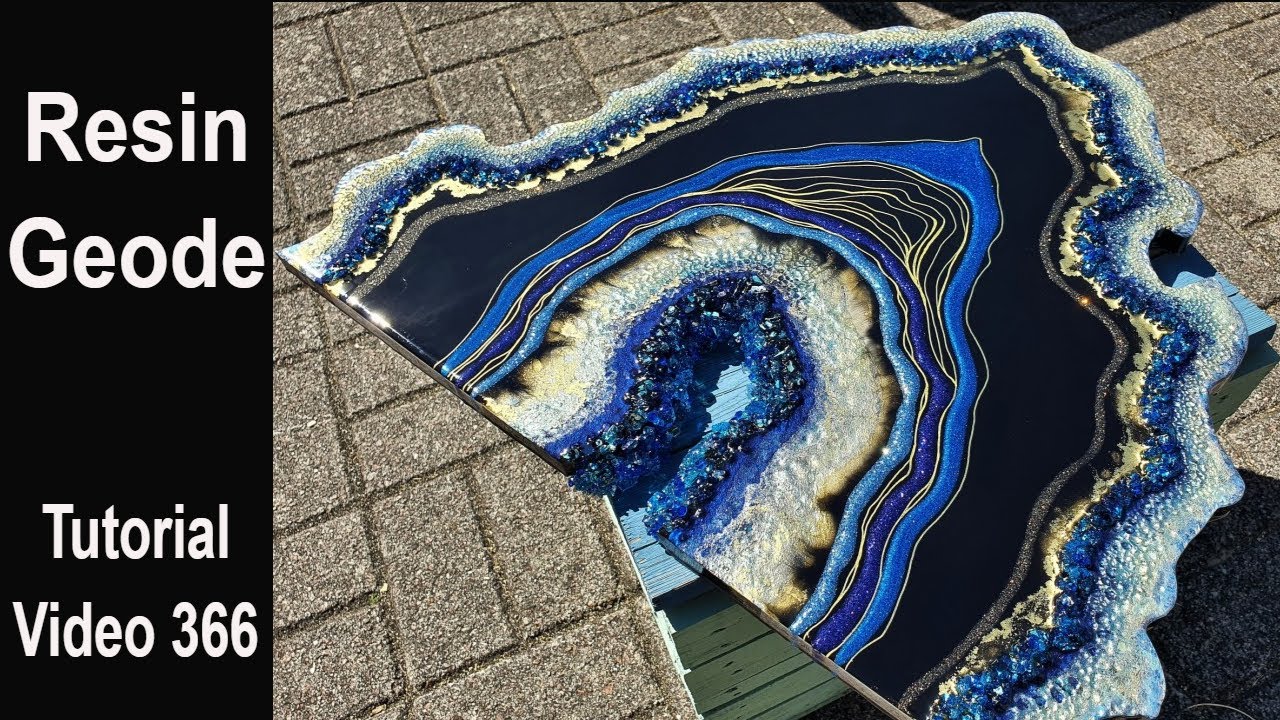 Making a Resin Geode/ Start to Finish