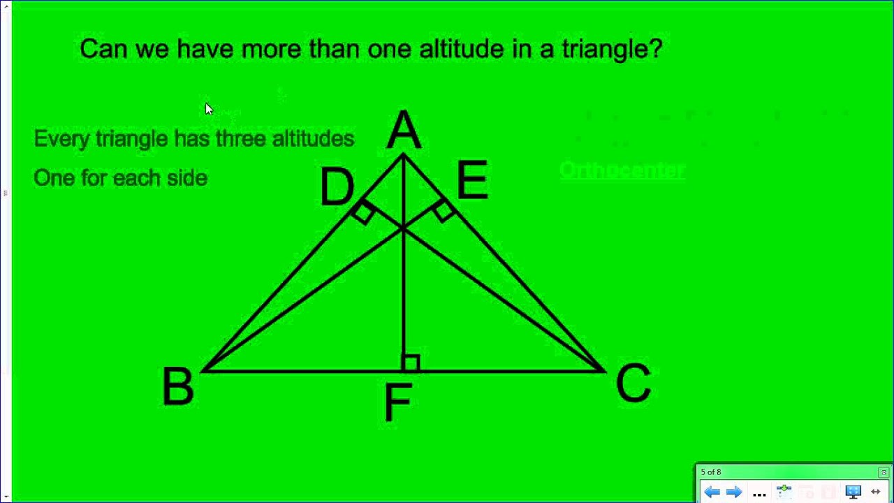 Median & Altitude