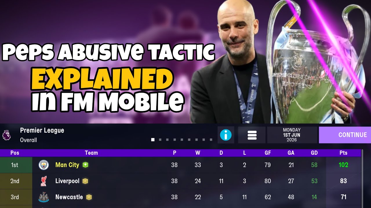 В FM26 Mobile сломана тактика 