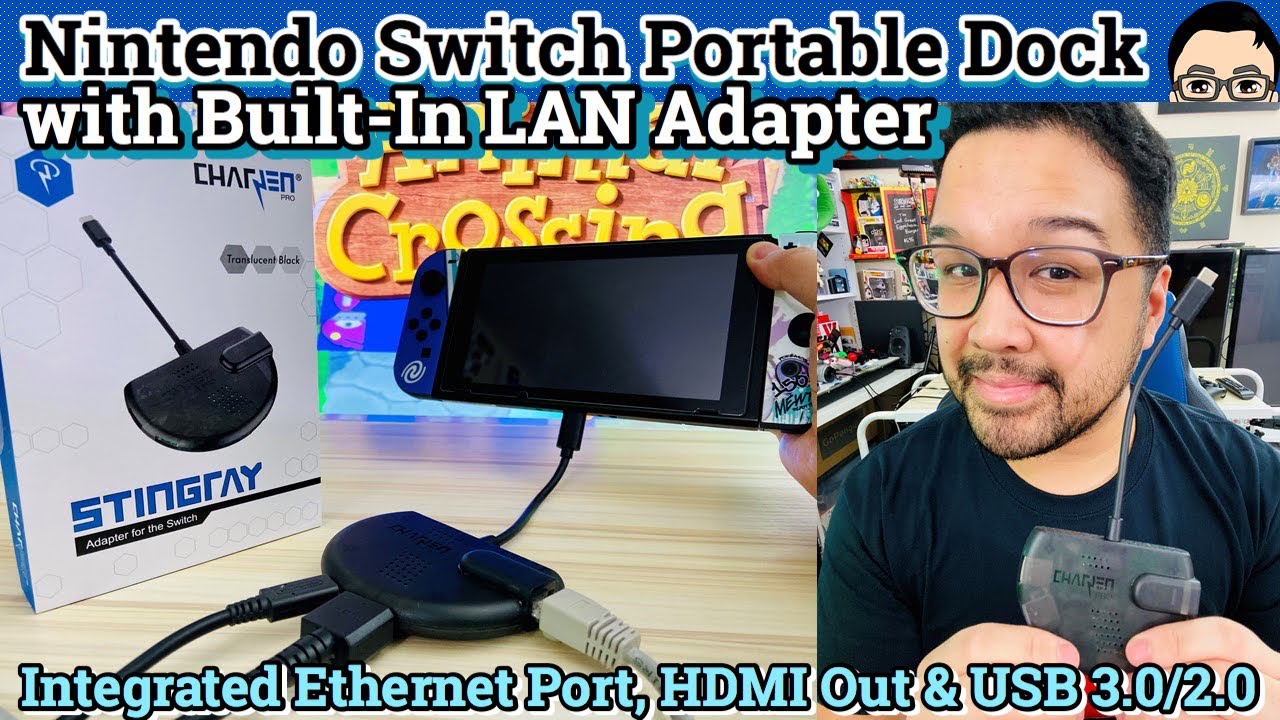 Best Nintendo Switch Ethernet/Lan Adapter for Wired Connection? | All-in-One Switch Portable Dock