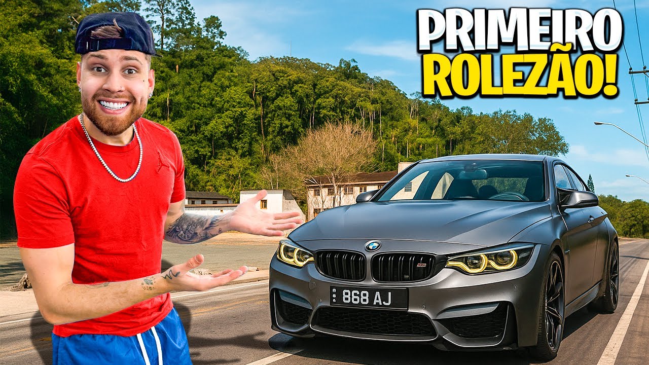 PRIMEIRO ROLE NO MEU CARRO NOVO 😍 BMW M3