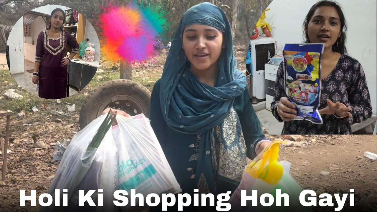 Holi Ki Shopping Kar Li 😎