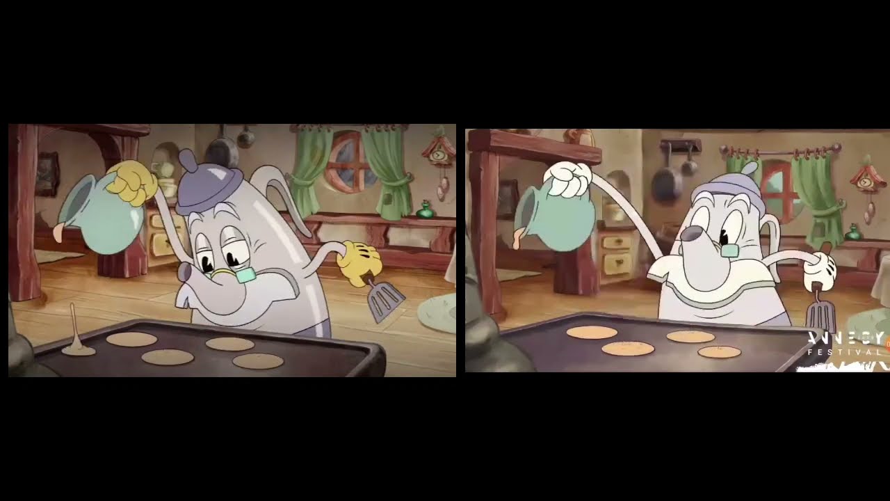 Cuphead Show Elder Kettle Comparison