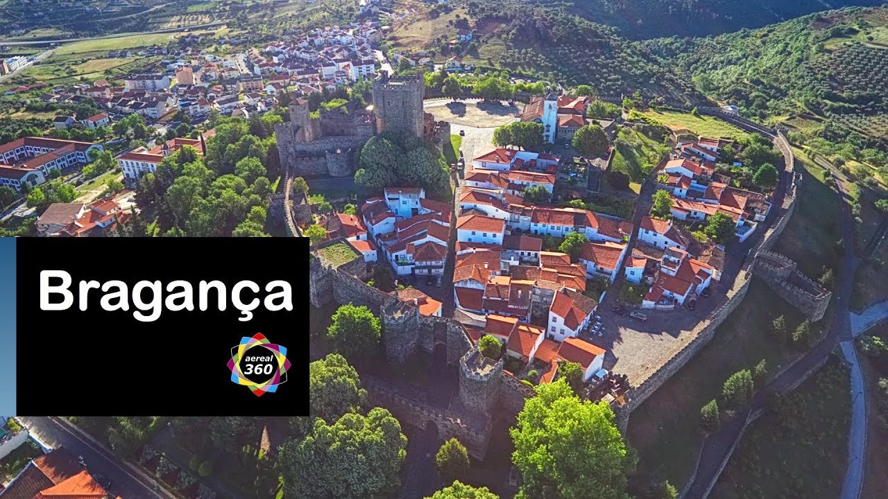 BRAGANÇA - PORTUGAL (Vistas aéreas e interiores de monumentos)