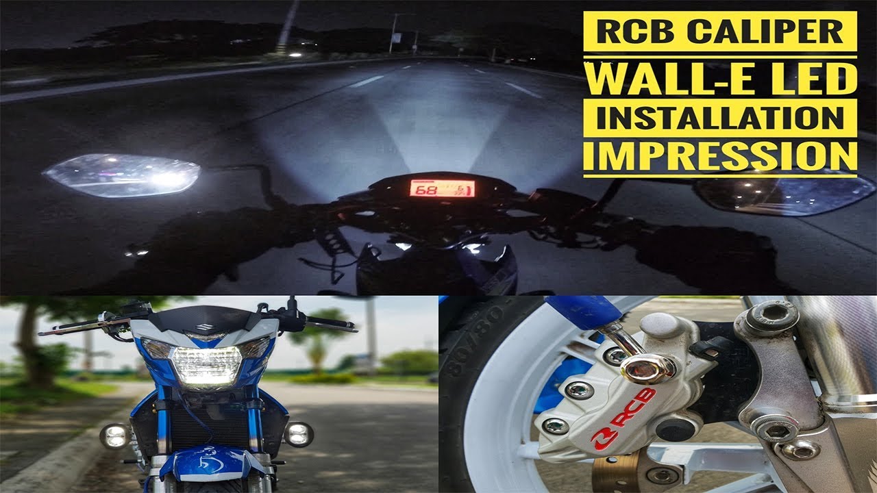 RCB Brake Caliper | Wall-E LED Installation and Impression | Suzuki Raider R150 Fi