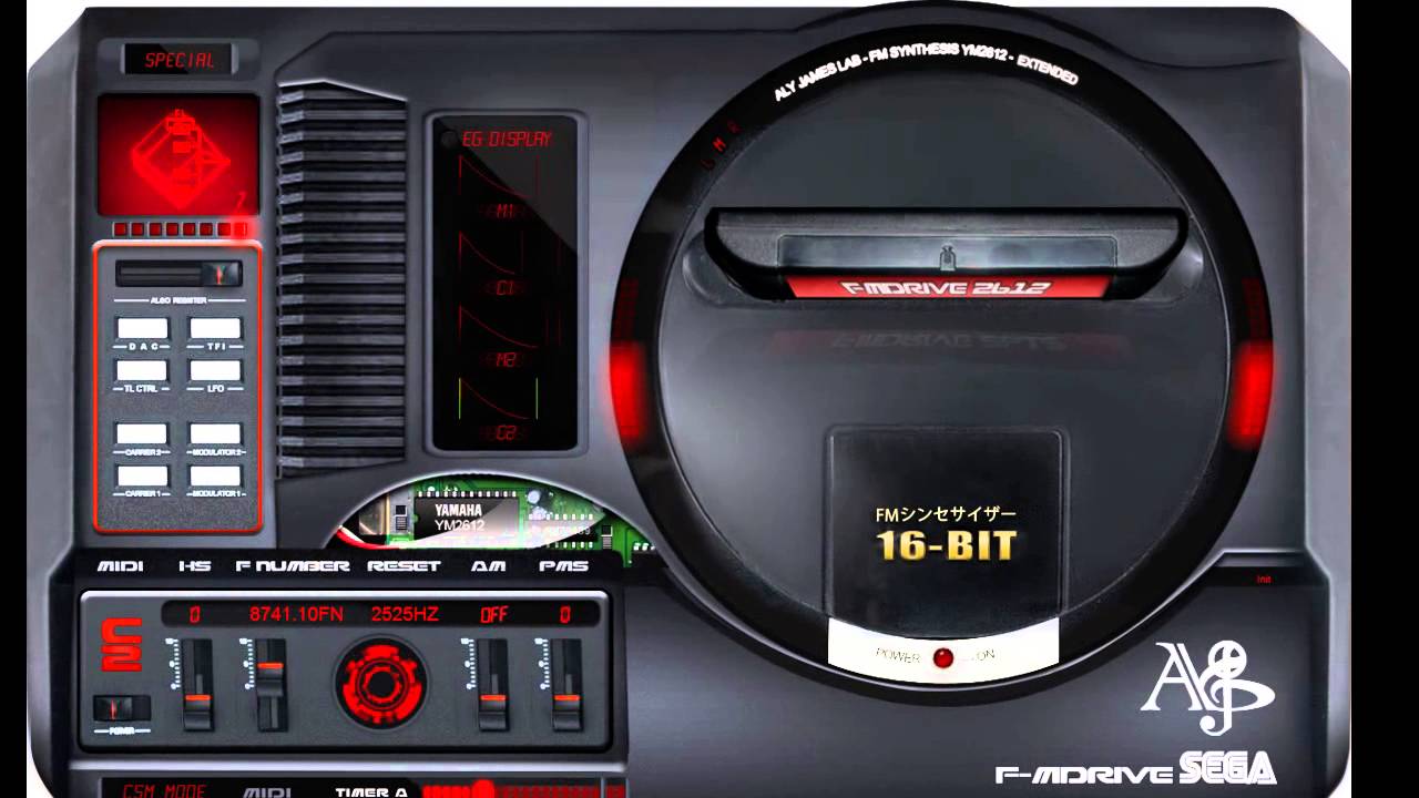 SEGA MEGADRIVE BUILT IN SPEECH SYNTHESIS... (FMDrive VST)