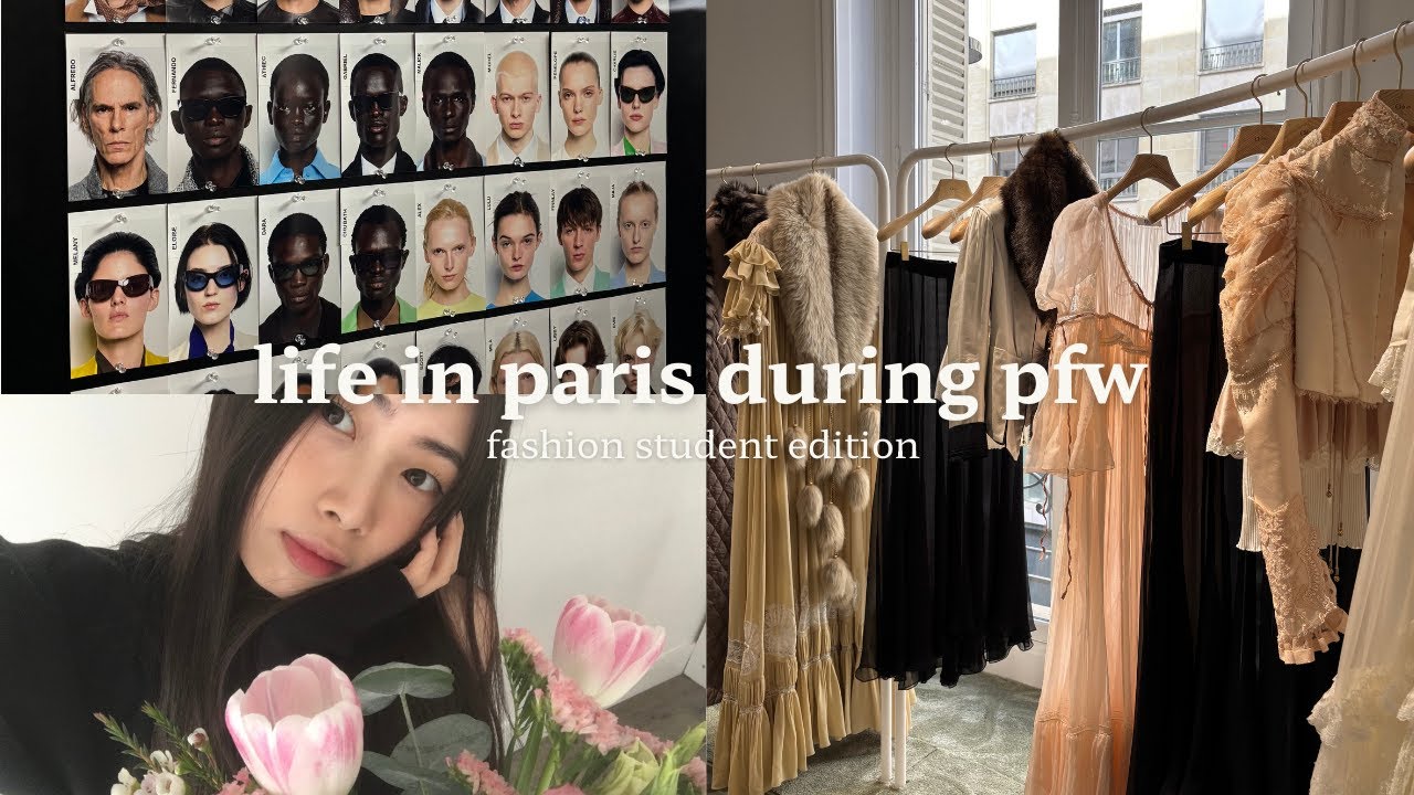life in paris during pfw: fashion student, shows & showrooms, louvre exhibition etc.│파리패션위크 브이로그