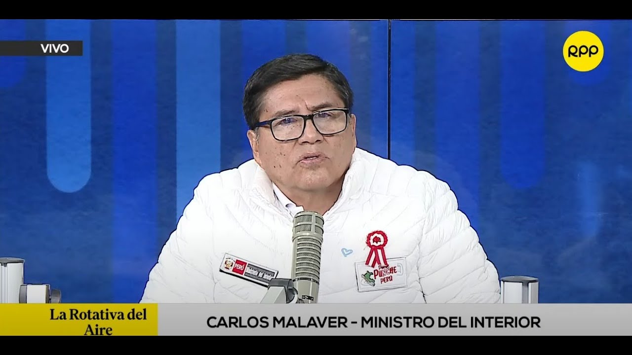 Ministro Carlos Malaver informa acciones para combatir la delincuencia y el crimen organizado