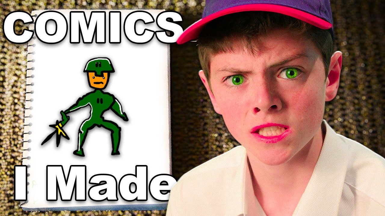 Trying to Explain the Strange Comics I Made as a Kid