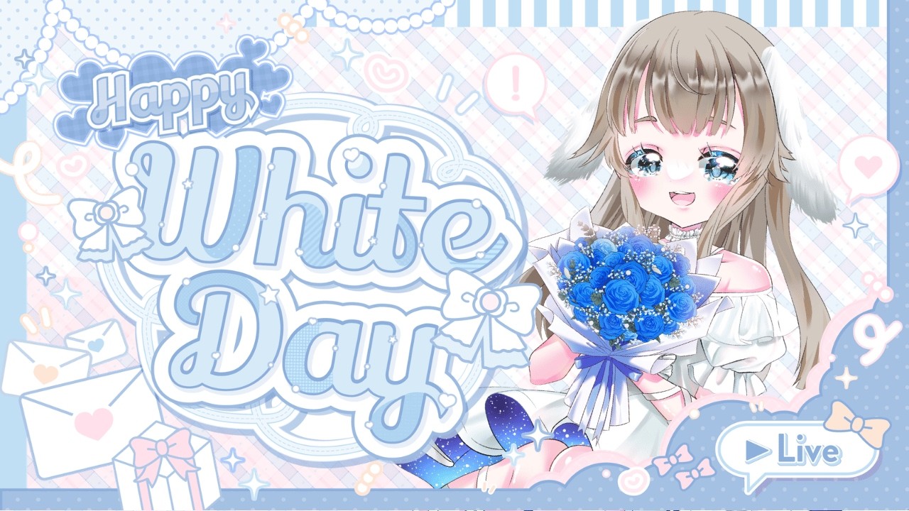 【Happy White Day🩵】こうさぎちゃんにアイスボックスクッキー作って胃袋掴みたい【実写注意】
