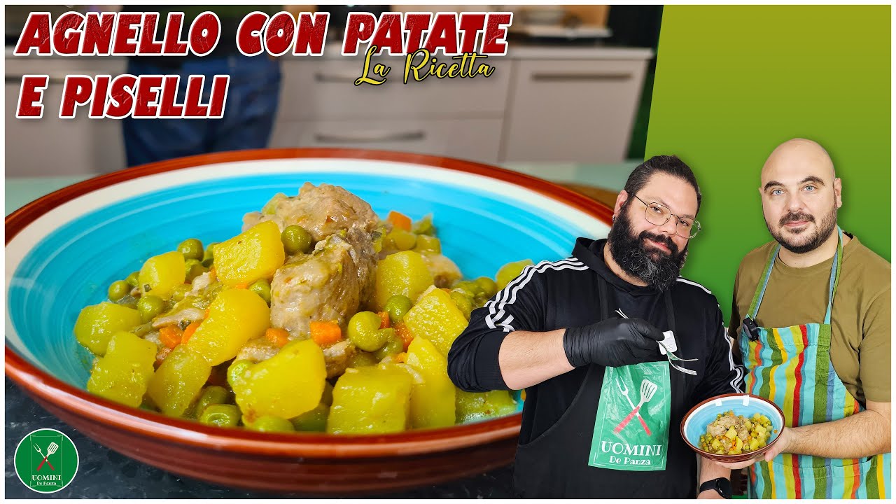 Spezzatino di AGNELLO con PATATE e Piselli - Ricetta facile e veloce perfetta per Natale e Capodanno