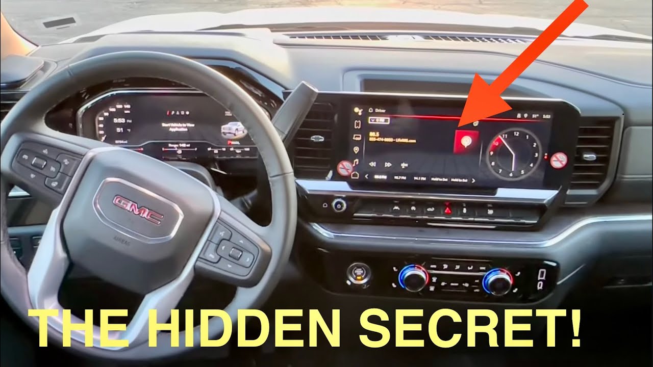 2022+ GMC Sierra hidden features you didn’t know about!