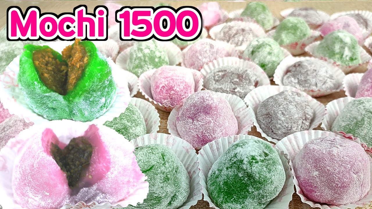 Jual Versi Mini Lebih Di Minati | Mochi Mini Isi Kacang Cokelat | Usaha Rumahan Modal Kecil Kekinian