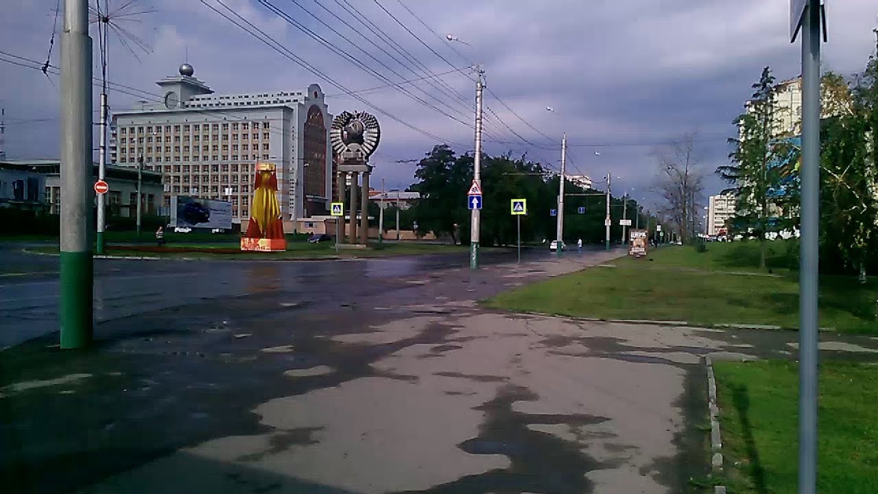 . Пенза. Экскурсия Вокзал-Красная-Воронова на автобусе по городу