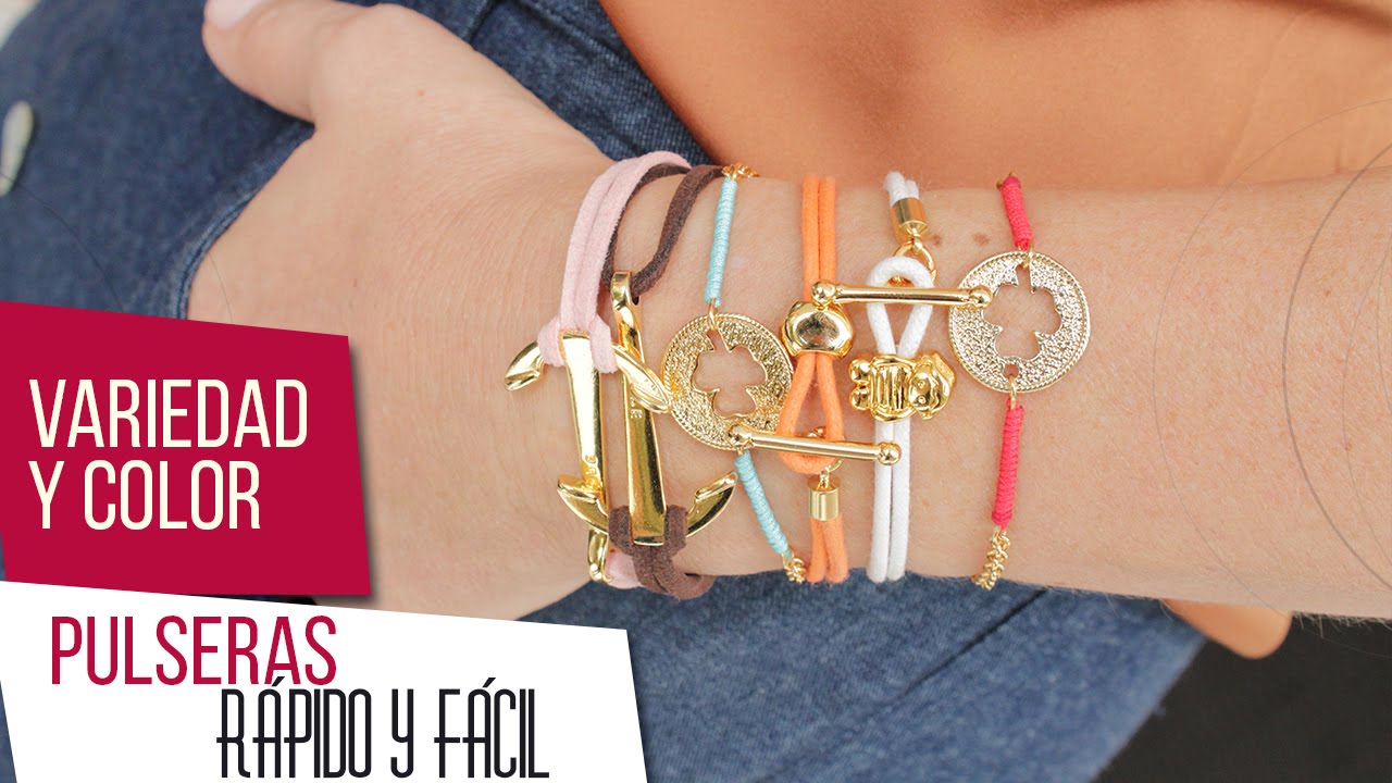 Como hacer pulseras con cordones y herrajes Kit 26439| CAROL INSPIRE & CREATE
