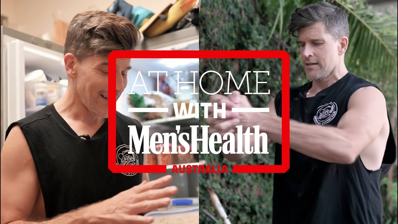 Inside Osher Günsberg's Home Gym & Fridge | At Home with Men's Health Australia | Men's Health