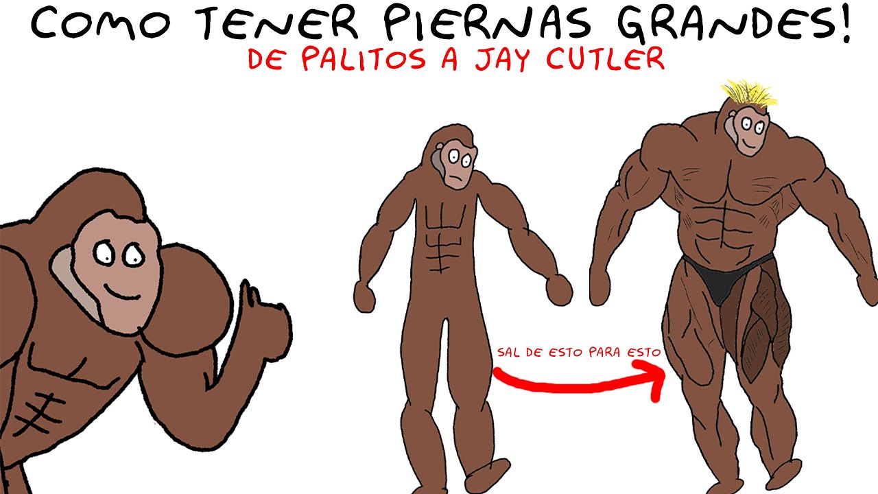 C&oacute;mo Conseguir PIERNAS GRANDES - Explicado por Simio