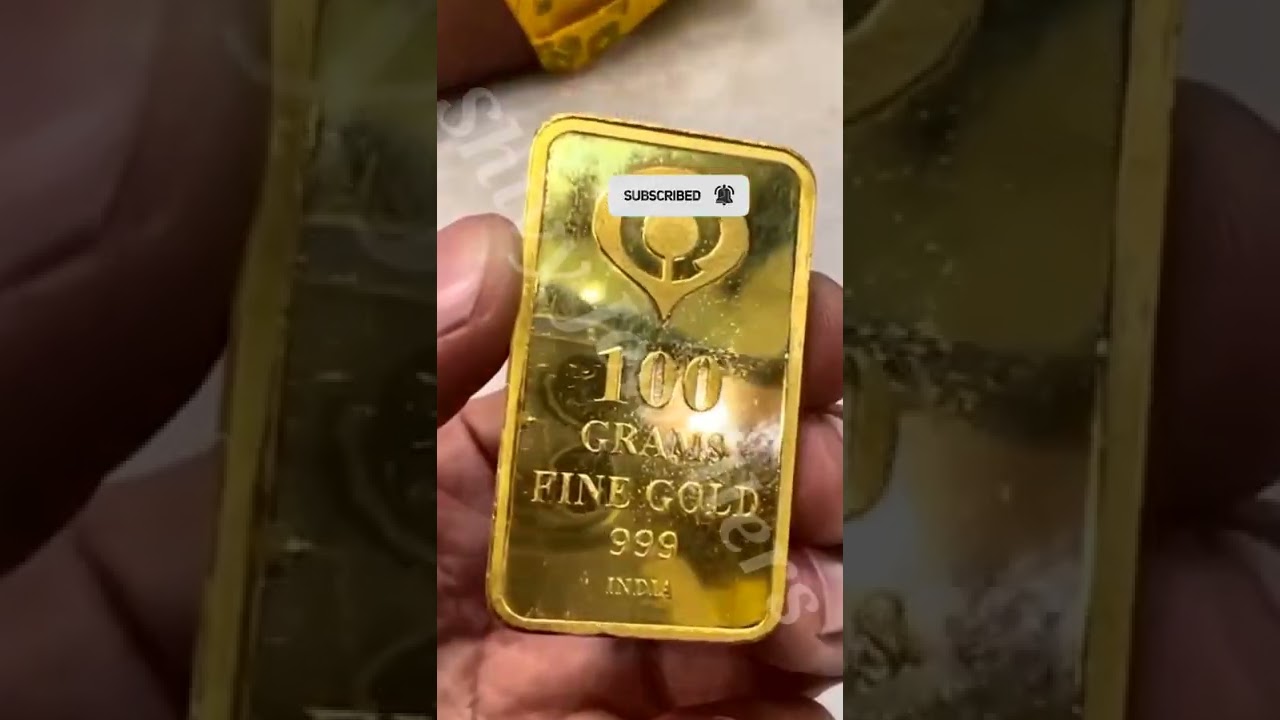 Fine Gold biscuit 999