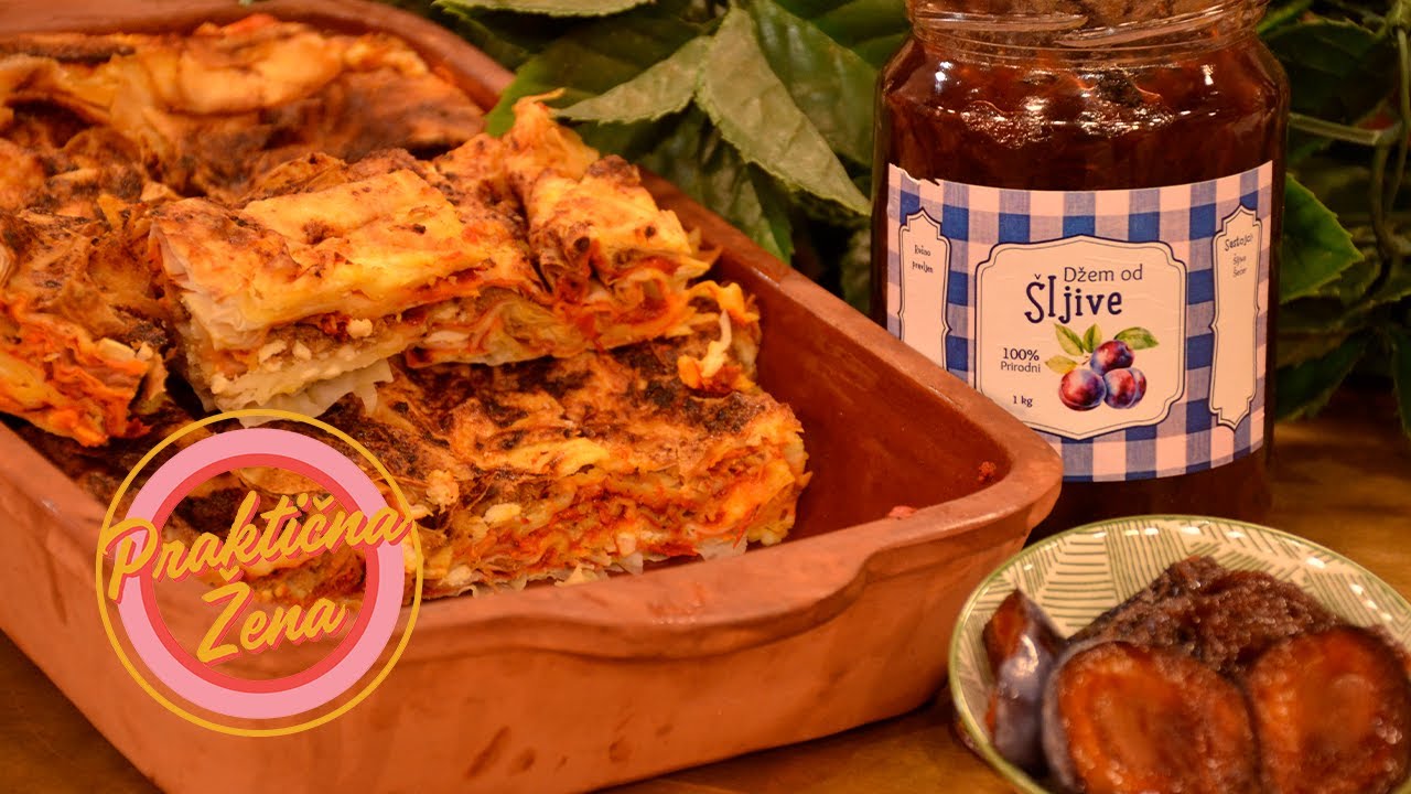 Praktična žena – 1. Domaći džem od šljiva 2. Pita sa ajvarom i čvarcima