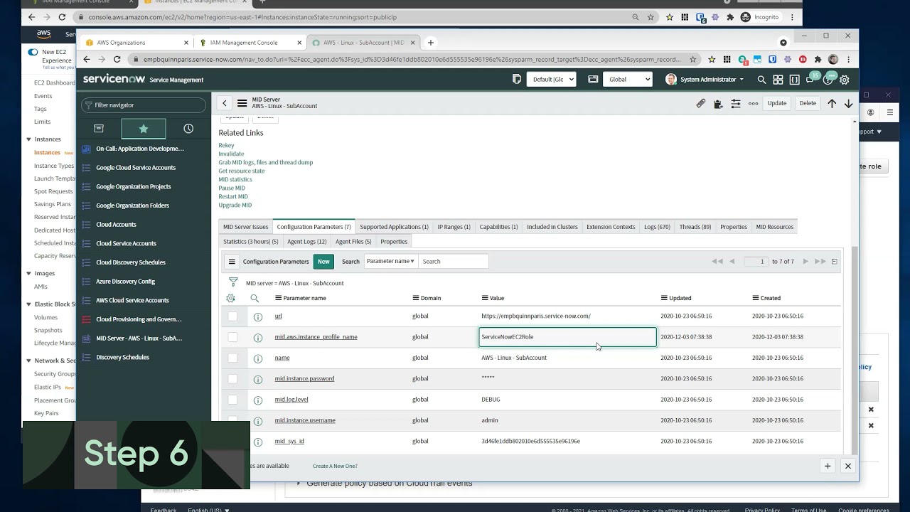 How To Setup AWS Integration for ServiceNow Discovery and Provisioning