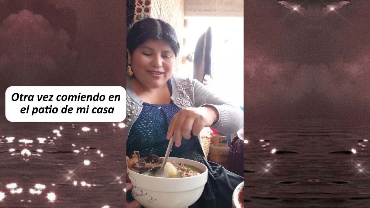 ALMORZANDO OTRA VEZ EN EL PATIO DE MI CASA😋👌