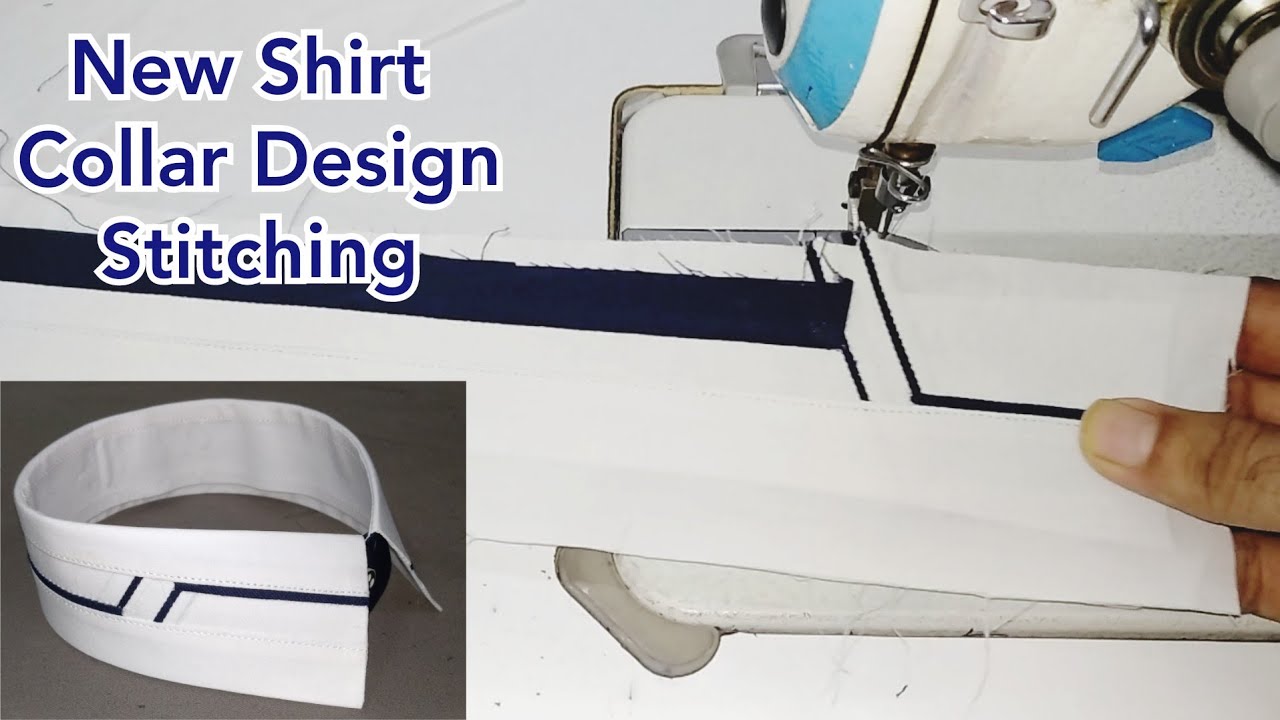 Shirt collar pattern double piping | Shirt collar latest design #2020