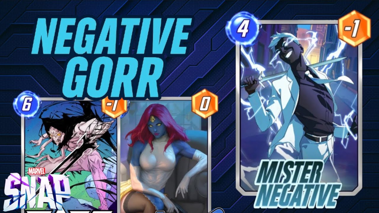 ЭТА КОЛОДА СЕЙЧАС КАЧАЕТСЯ ПОТРЯСАЮЩЕ! | Negative Gorr | Marvel Snap