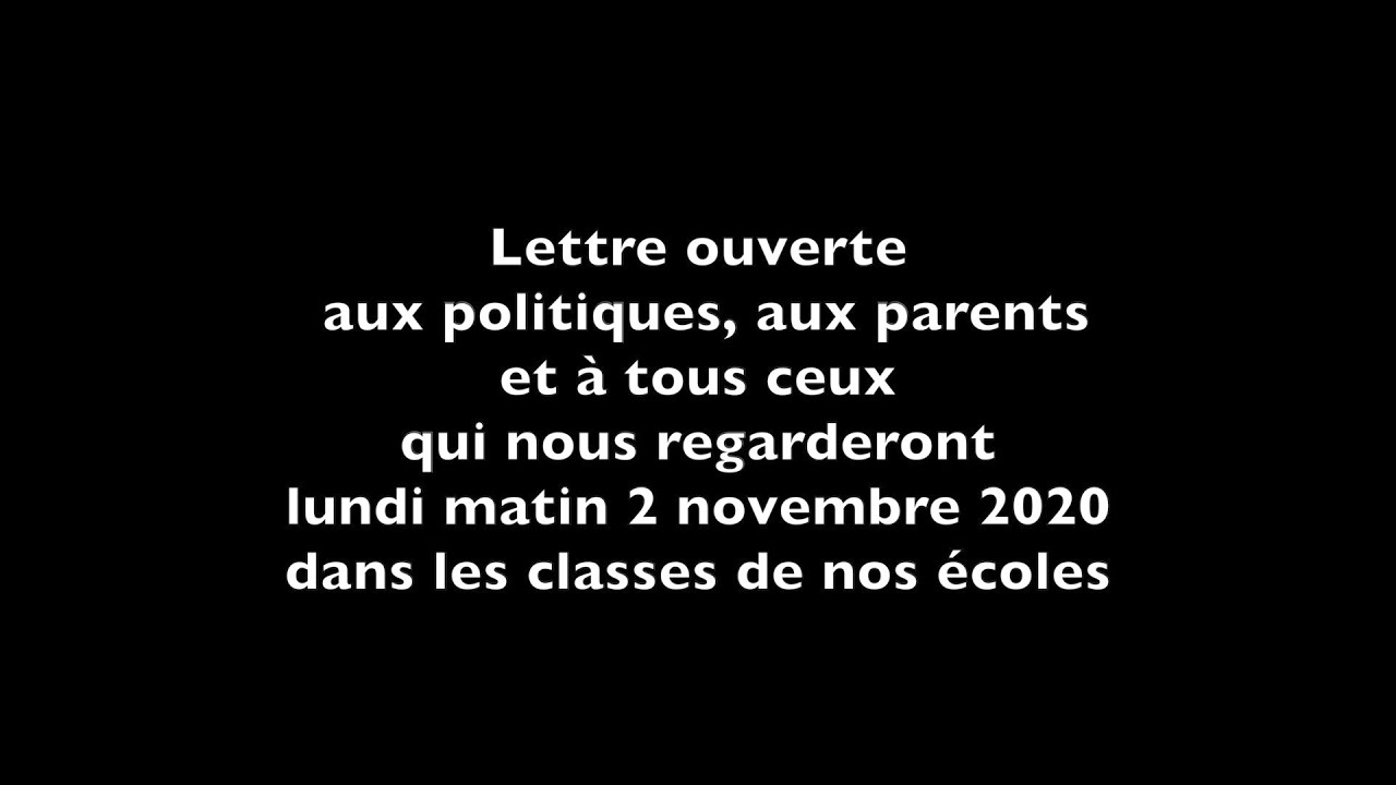 Lettre ouverte Marie Robert