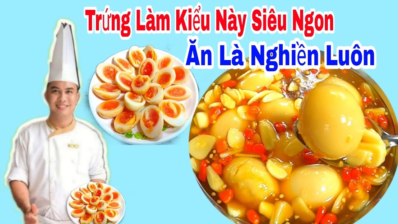 Cách Làm Trứng Ngâm Nước Mắm Lạ Miệng Bắt Cơm - Món Ngon Ngày Tết