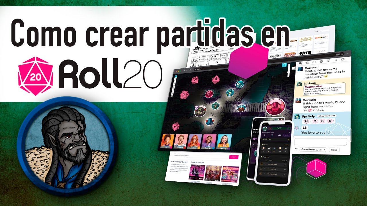 Como crear una partida en Roll20