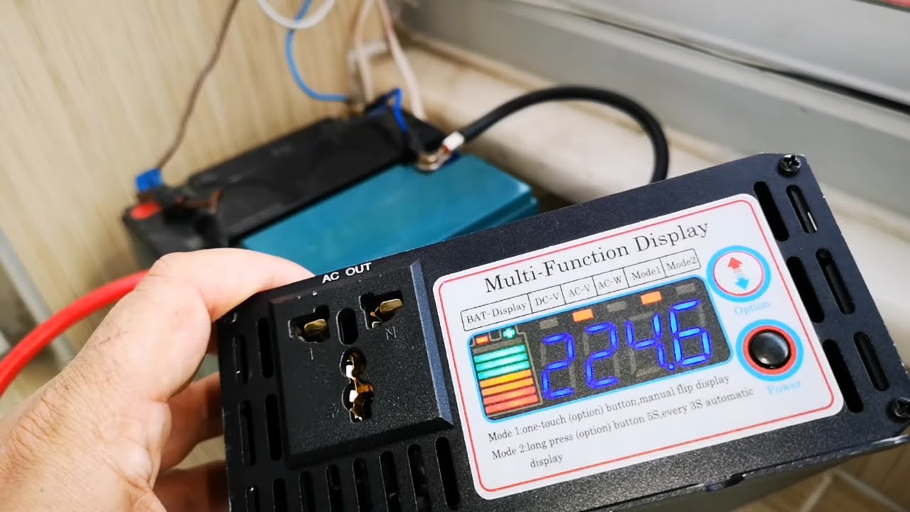 GÜNEŞ PANELİNDEN ELEKTRİK ÜRETİMİ VE KULLANIMI - 3000 WATT SAF SİNÜS İNVERTER İNCELEME-BEDAVA ENERJİ