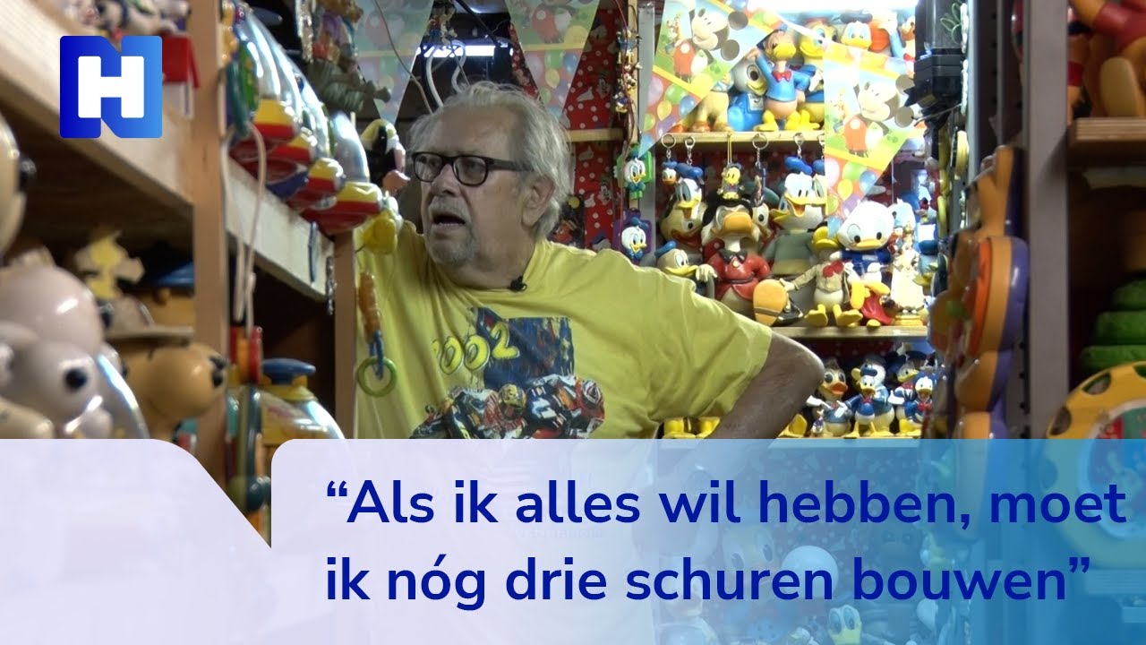 Disney-verzamelaar Rien vindt het na ruim 30.000 Disney-items genoeg