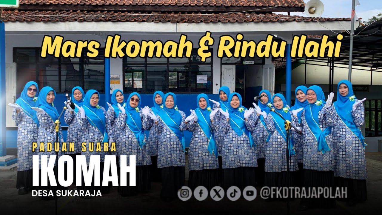 Semangat Padus Ikomah Desa Sukaraja membawakan 