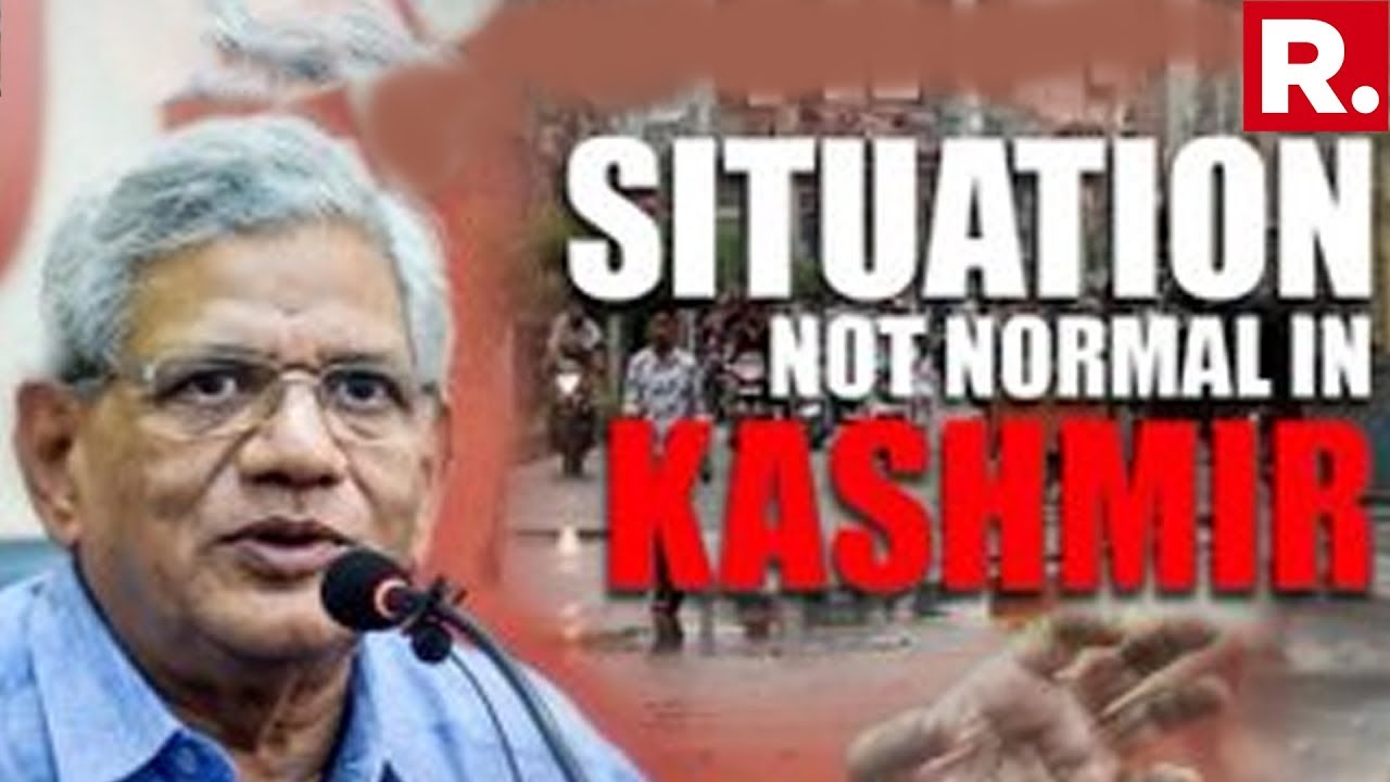 Sitaram Yechury Returns From J&K, Questions Govt's Normalcy Claim