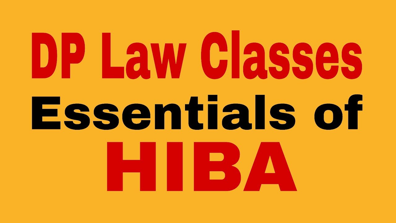 Essentials of  Hiba