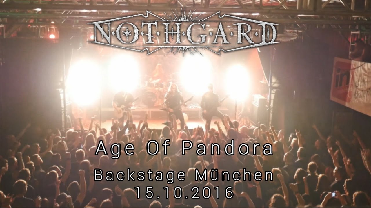 Nothgard - Age Of Pandora (Live @ Backstage Munich 2016)