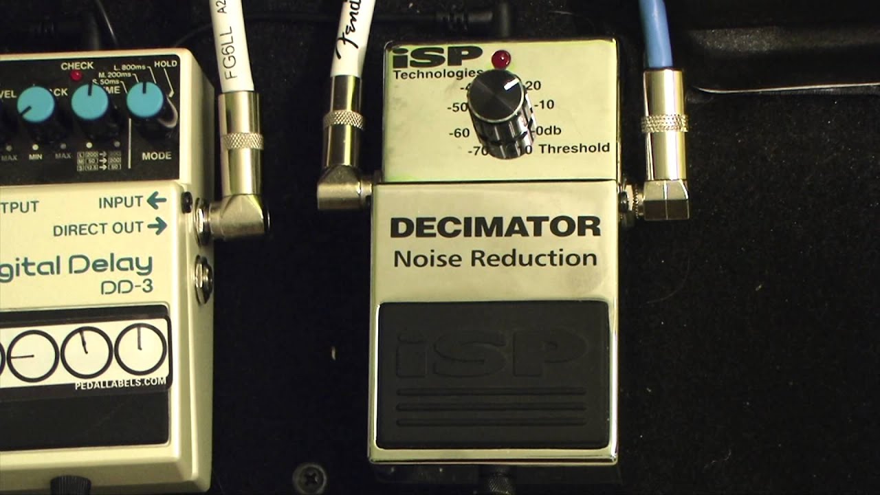 ISP Decimator Noise Reduction Pedal Demo (Matt Manzella)