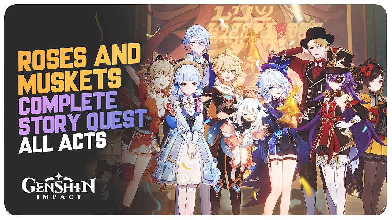 Roses and Muskets (Complete Story Quest) ALL ACTS | Genshin Impact 4.3