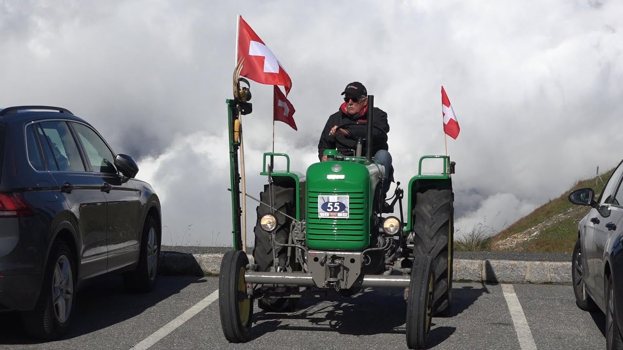 Ziel: Fuschertörl-  19. Oldtimer Traktor WM am Großglockner 18.09.2021 Teil 2
