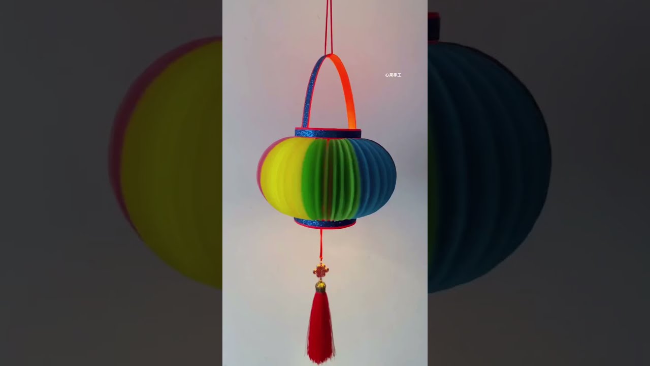 How to make super pretty rainbow lanterns very simple