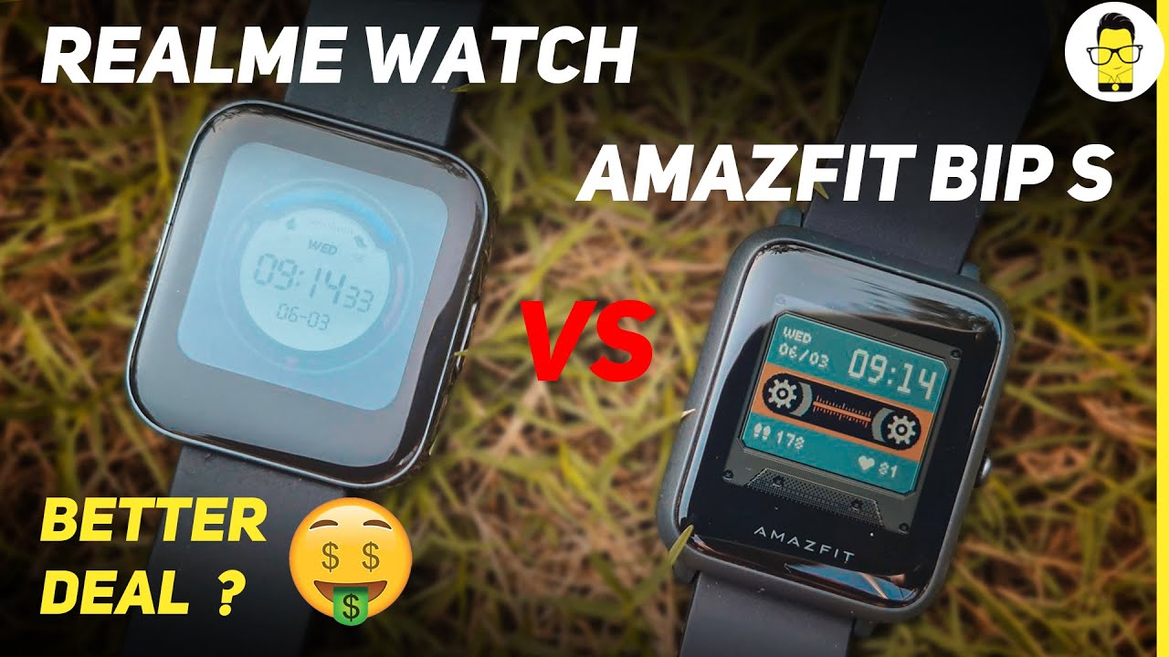 Amazfit Bip S review & comparison with Realme Watch | best smartwatch under 5000?