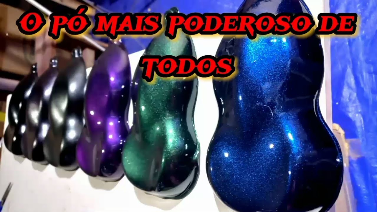 tinta automotiva nesse efeito não...pó camaleão aprenda utilizar da melhor forma.