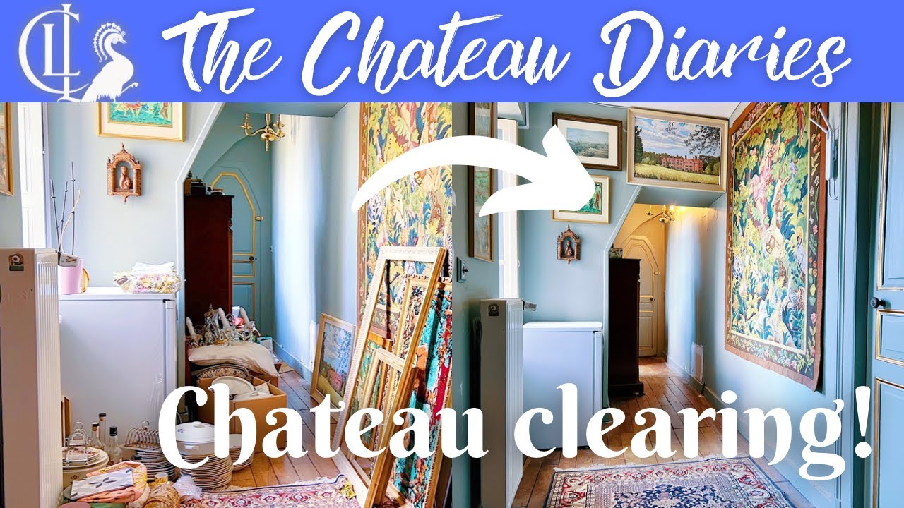 DECLUTTERING the CORRIDOR of DOOM! - every home has one, including this chateau!