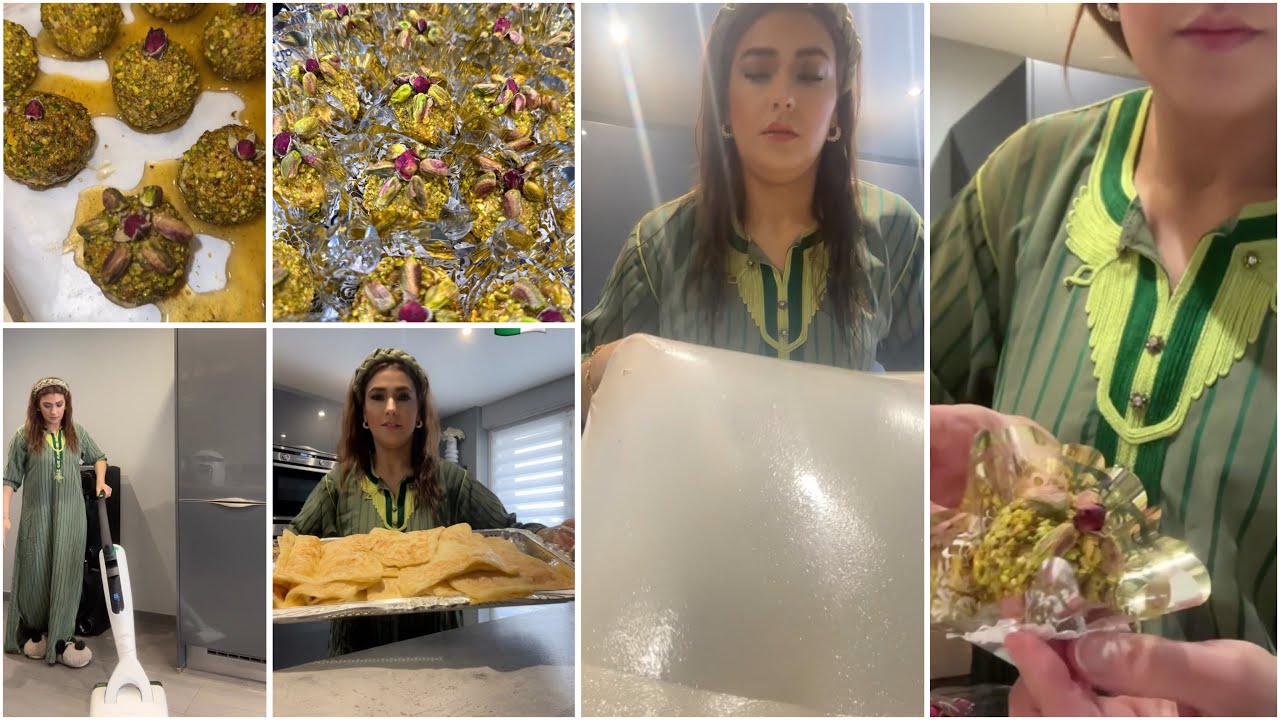 مشوك الباي🇩🇿حلويات جزائرية بامتياز👌تحضيريات العرس💍مسمن 🇩🇿مورق🤤