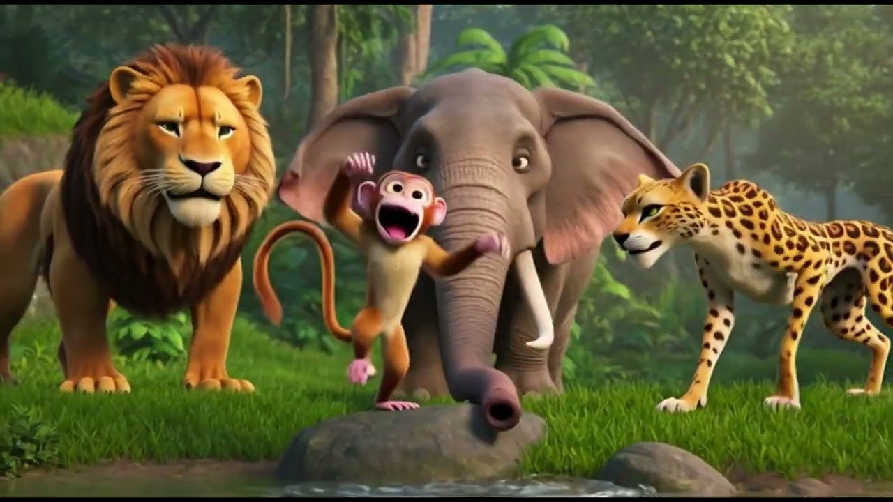 Power of Teamwork – A Jungle Adventure #aivideo #cartoon